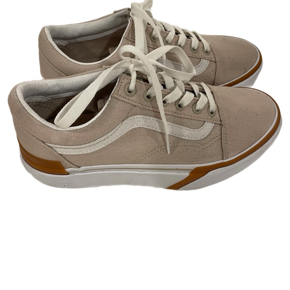 Vans Beige Canvas Sneakers